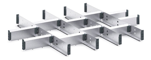Cubio Adjustable Divider Kit 15 Compartment. For Cabinet - (WxDxH: 800x650x75mm) - Part No:43020659