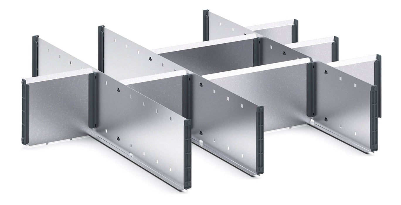 Cubio Adjustable Divider Kit 11 Compartment. For Cabinet - (WxDxH: 800x750x150mm) - Part No:43020668