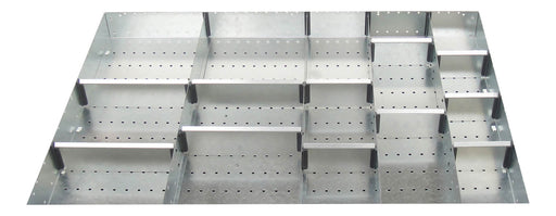 Cubio Adjustable Divider Kit 16 Compartment. For Cabinet - (WxDxH: 1050x750x75mm) - Part No:43020683