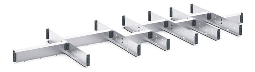 Cubio Adjustable Divider Kit 14 Compartment. For Cabinet - (WxDxH:1300x525x75mm) - Part No:43020688