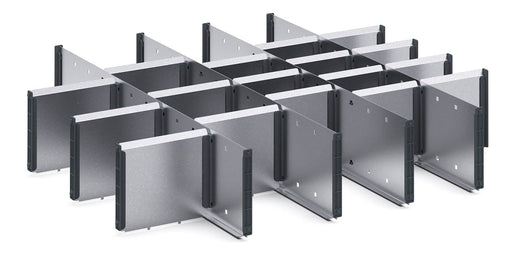 Cubio Adjustable Divider Kit 22 Compartment. For Cabinet - (WxDxH: 800x750x150mm) - Part No:43020734