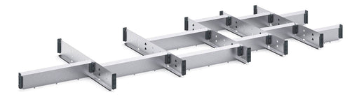 Cubio Adjustable Divider Kit 16 Compartment. For Cabinet - (WxDxH: 1300x525x75mm) - Part No:43020743